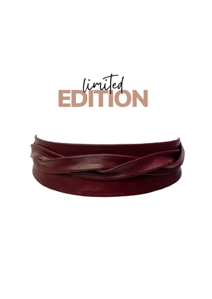 Wrap Belt - Wine - One size