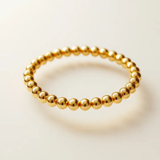 bara boheme 6mm | Stretchy Anti-Tarnish 14K Gold Filled Bracelet