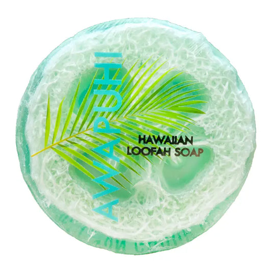 Awapuhi Sea Salt & Kukui Exfoliating Loofah Soap