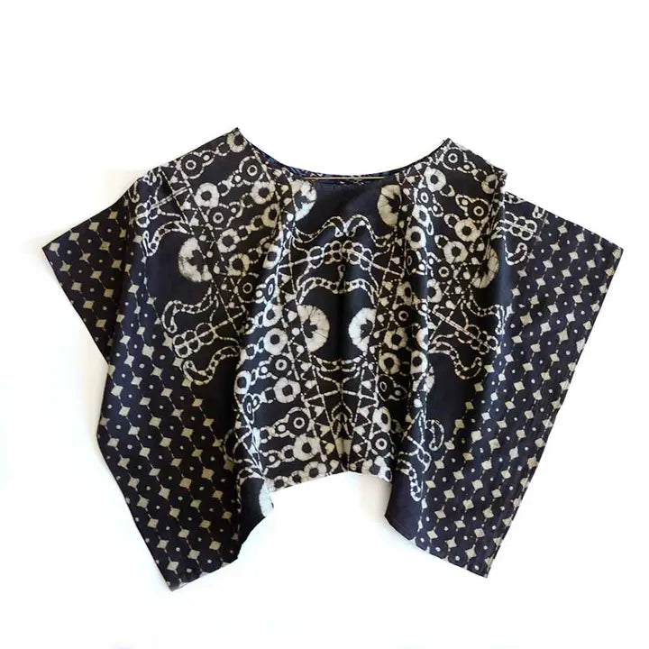 Lightweight Travel Friendly Crop Top For Women | Black Lux