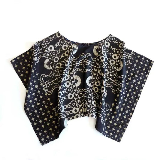 Lightweight Travel Friendly Crop Top For Women | Black Lux