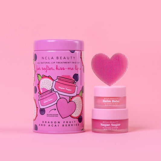 Dragonfruit Acai Berries Lip Care Set + Lip Scrubber