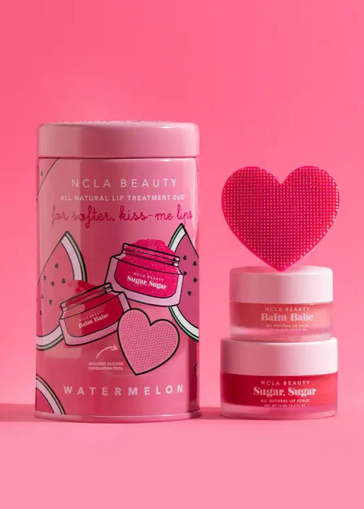 Watermelon Lip Care Set + Lip Scrubber