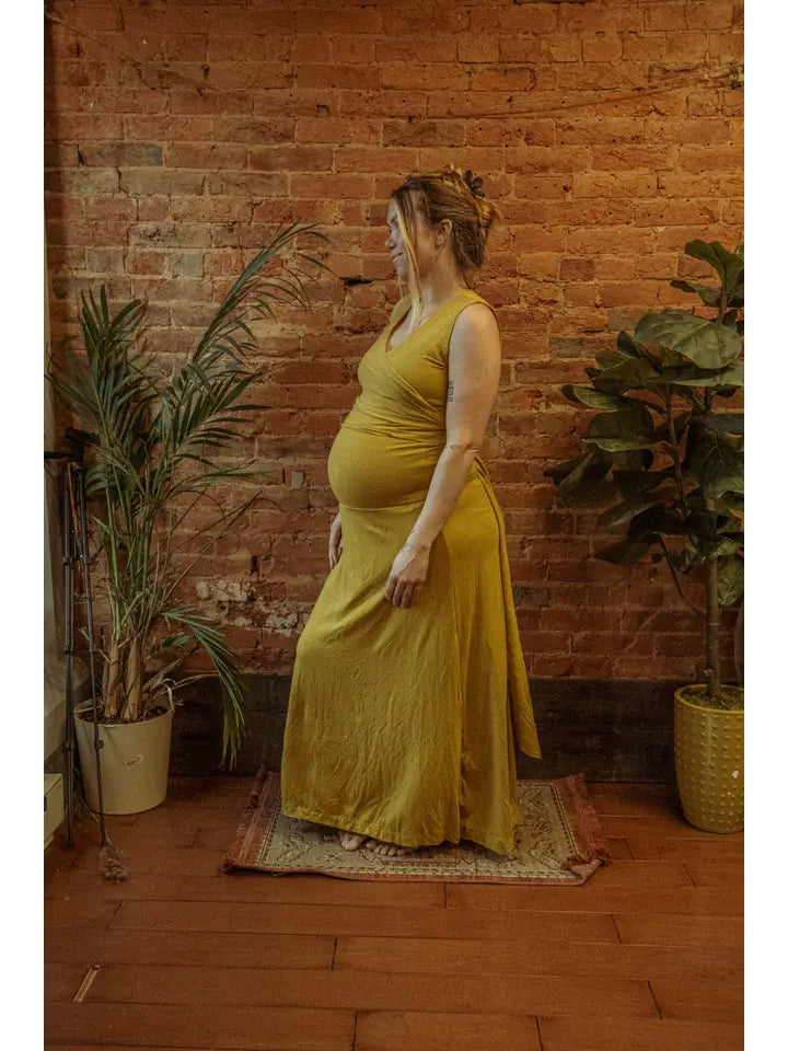 Bohemian Yoga Wrap Top and Skirt Set, Multiway